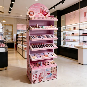 pvc freestanding cosmetic display pvc freestanding cosmetic display